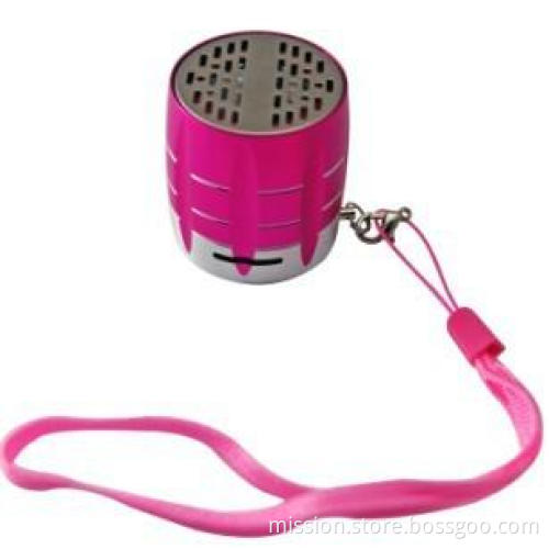Multi-function usb bass Mini Drum Speaker with FM and card read
